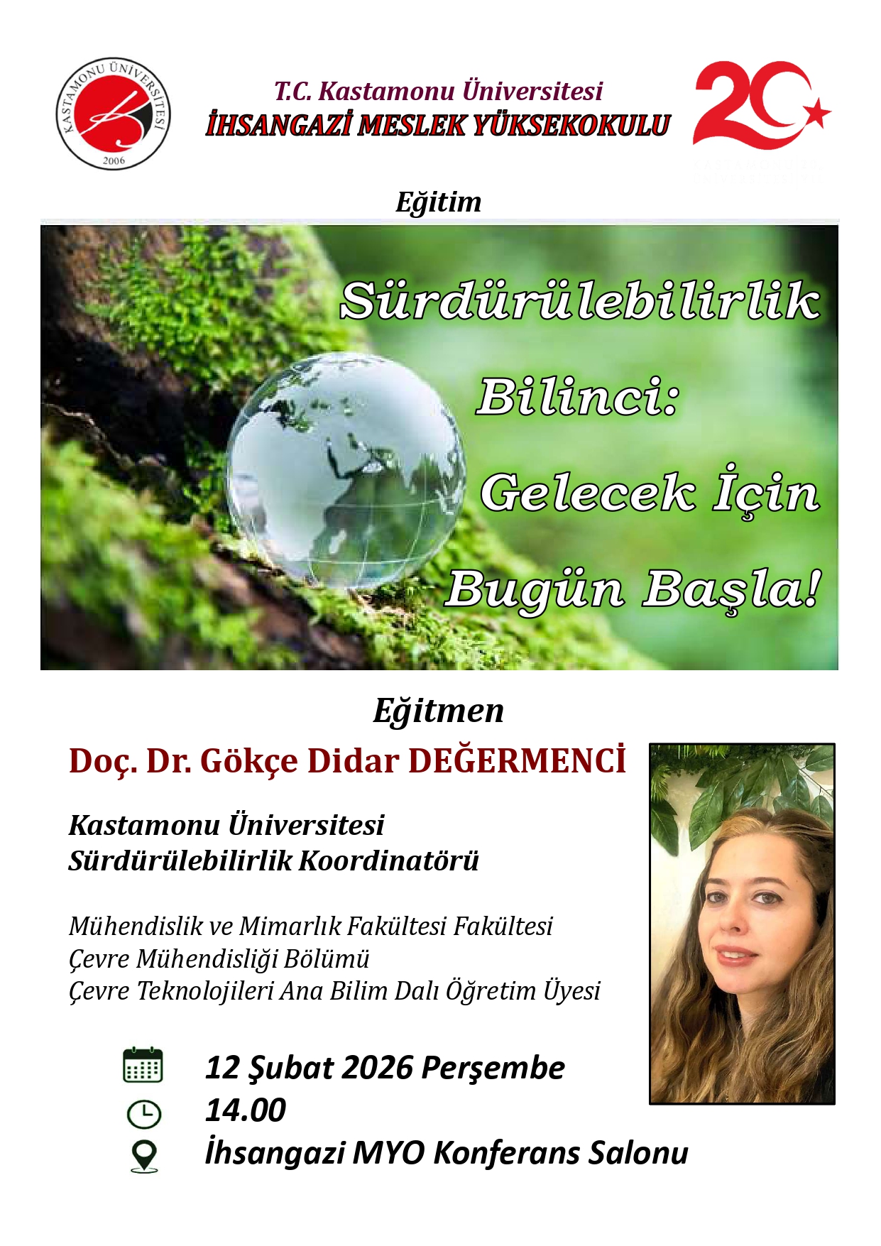 Sürdürülebilirlik ve Çevre Bilinci Semineri